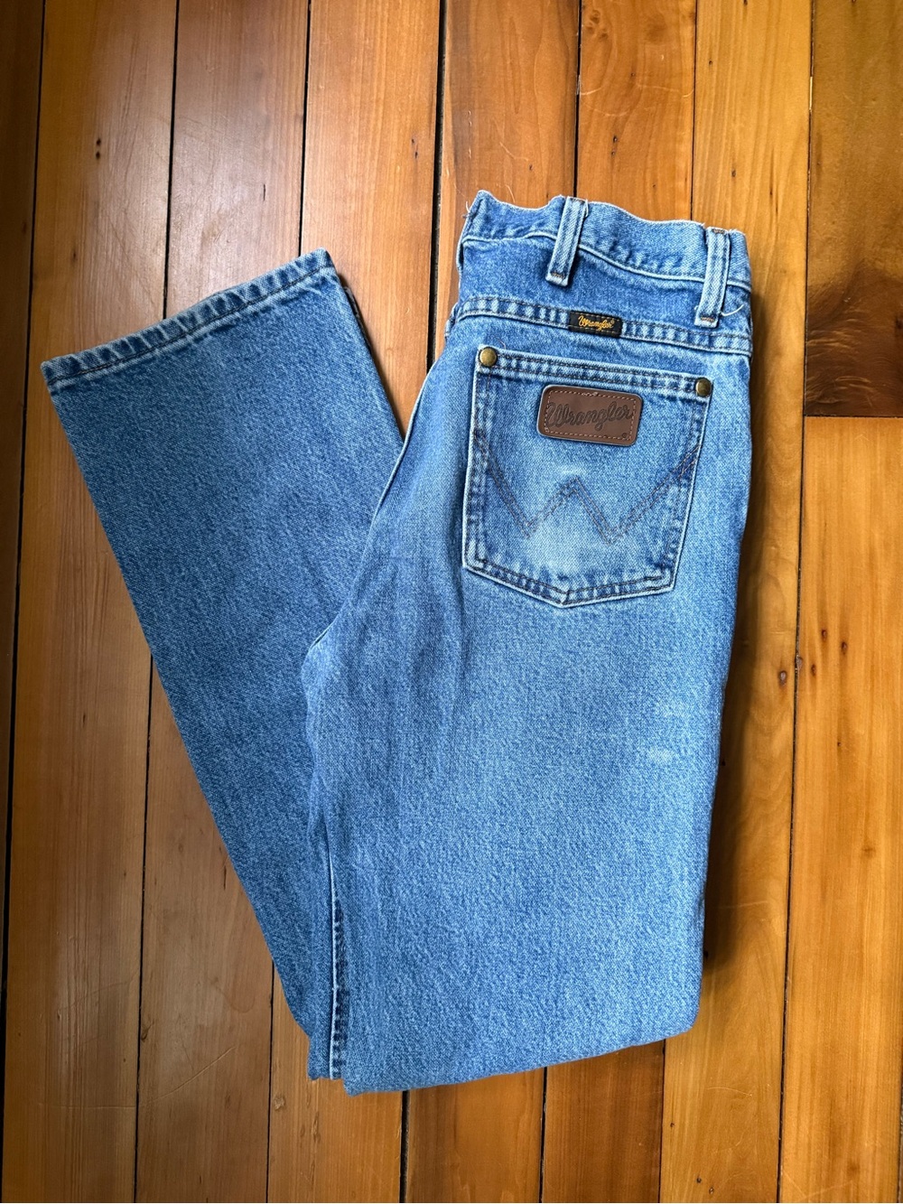 Wrangler Men’s 36MWZ Slim Fit Light Blue Straight Leg Jeans 31x32
